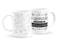 Legendás szülinapos bögre - május