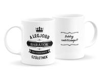 Legjobb barátok szülinapos bögre - december