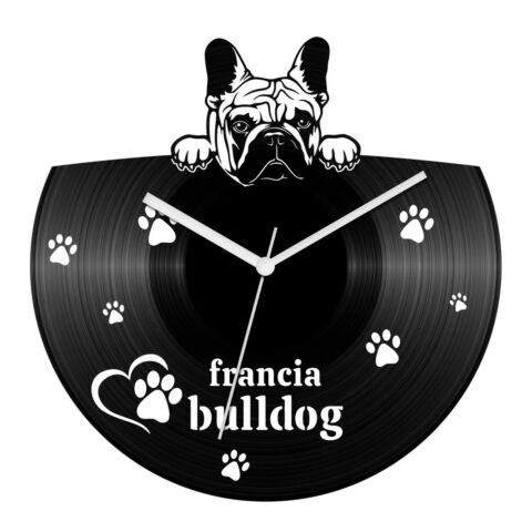 Francia bulldog bakelit óra