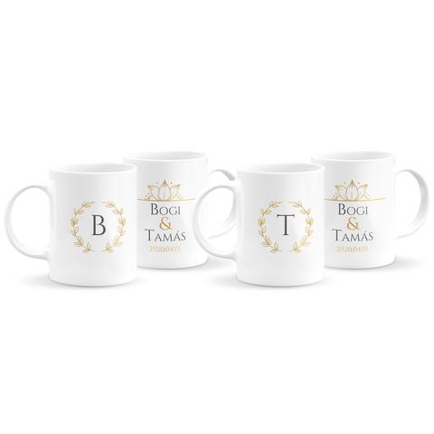 Monogramos páros bögre 2