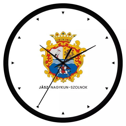 Jász-Nagykun-Szolnok megye címeres falióra