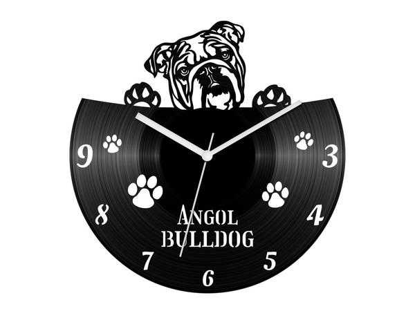 Angol bulldog bakelit óra