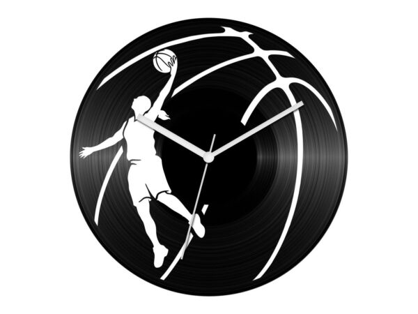 Kosárlabda - női játékos bakelit óra