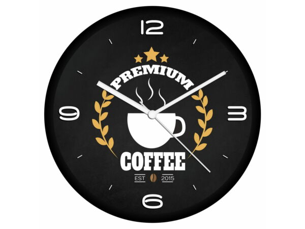 Kávé logós falióra 4