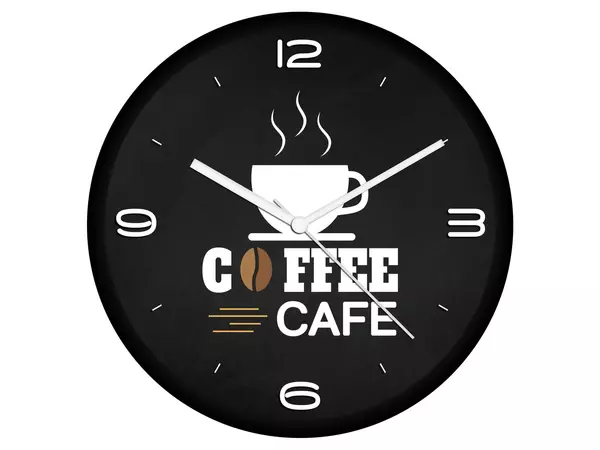 Kávé logós falióra 6
